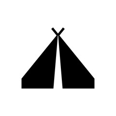 Tent icon trendy