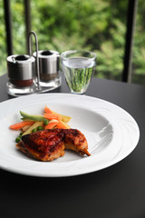 Middle Eastern Food on service