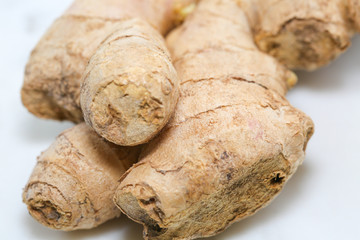 Ginger Isolated on a white Clipping Path - Image