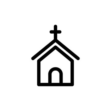 recommend clip art: Church building icon
