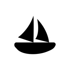 Yacht icon trendy