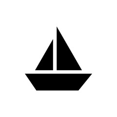 Fototapeta premium Yacht icon trendy