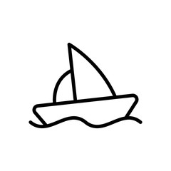 Yacht icon trendy