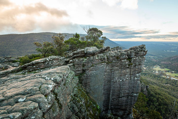 rocks and mountain nature