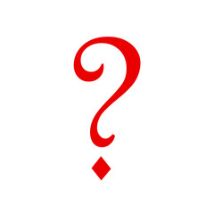 Question mark icon vector isolated symbol illustration EPS 10