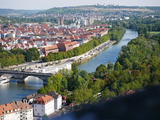 Fototapeta na wymiar würzburg panorama