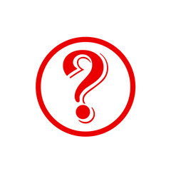 Question mark icon vector isolated symbol illustration EPS 10