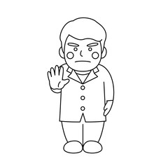 白衣ストップ