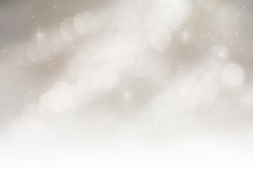 Merry Christmas and happy new year. Bokeh and star background illustration