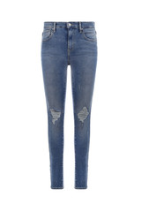 Blue womens jeans. Casual style
