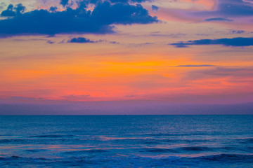 silhouette image happy new year 2020 with golden sunrise or sunset on background 