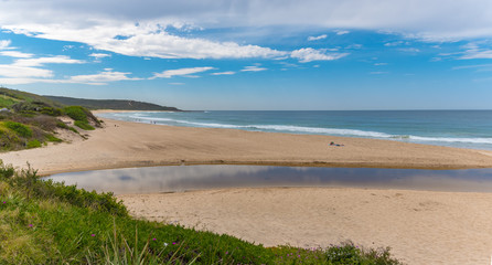 A Spring Day at the Beach Panorama