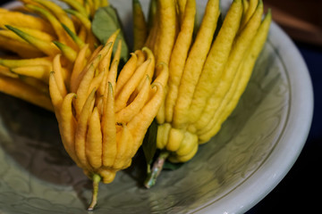 Bergamot on a plate