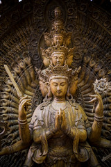 Fototapeta na wymiar Statues of Buddha