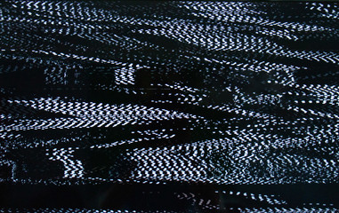 Television failure, LCD Screen glitch, LCD screen as abstract technology background.