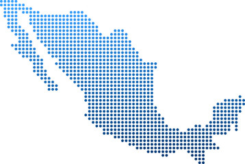 Fototapeta na wymiar map of Mexico