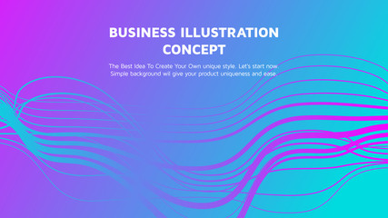 Abstract Vector Colorful Gradient Landing Page Template