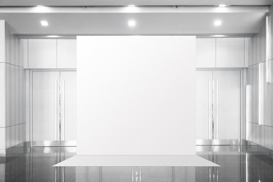 Aspect ratio - 4:3  Fabric Pop Up basic unit Advertising banner media display backdrop, empty background