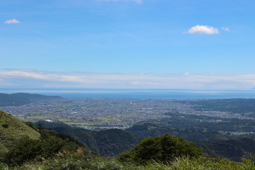 Fototapeta na wymiar 大野山から見た足柄平野（神奈川県）