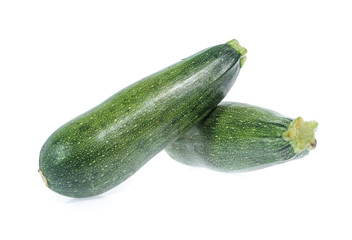 Fresh  zucchini isolated on a white background