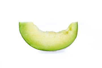 isolated of cantaloupe melon