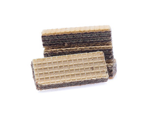 Wafers stick isolated on white background