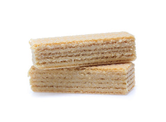Wafers stick isolated on white background