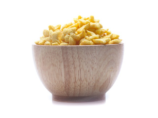 corn flakes isolated on white