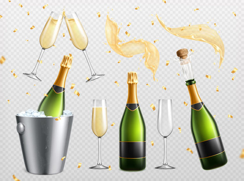 Champagne Essentials Transparent Set