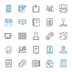 pad icons set