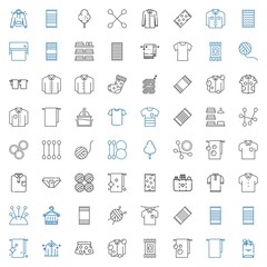 cotton icons set