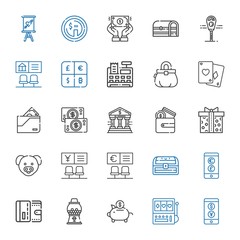 coin icons set