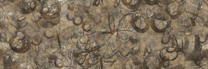 Fototapeta na wymiar 3D rendering. Corrosion metals- background abstract pattern