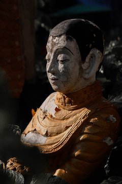 Old Buddha images, Chiang Mai, Thailand