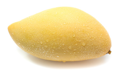 yellow Mango  isolated white background
