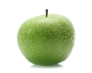 Green apple isolated on white background