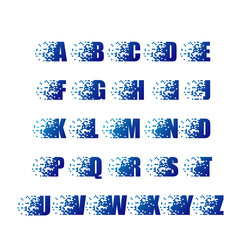 Pixel Font Logo, Fast Moving Font Logo Set