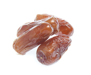 Dates palm isolated on white background