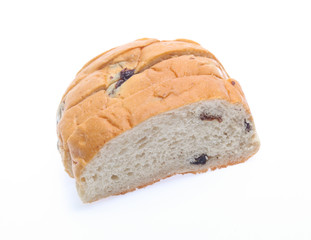 Sliced bread isolated on a white background