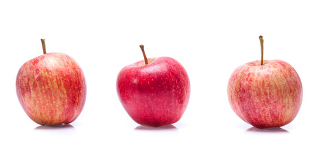 Red apple isolated on a white background