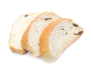 Sliced bread isolated on a white background