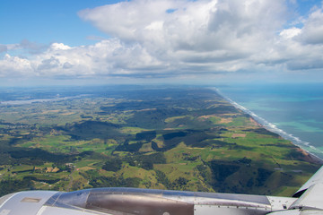 Fototapeta na wymiar New Zealand from Above