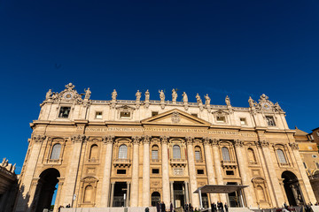 Fototapeta na wymiar Details from Saint Peter basilica