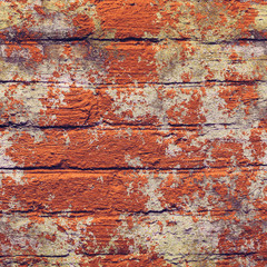 Brick wall- stucco structure