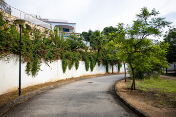 road iin small Spanish town