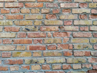Obraz premium Brick wall. Brown. Natural background. brick and clay texture