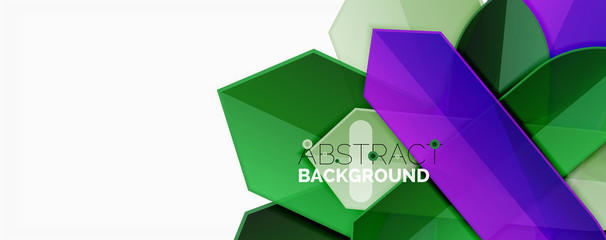 Abstract color lines dynamic background, modern material design style