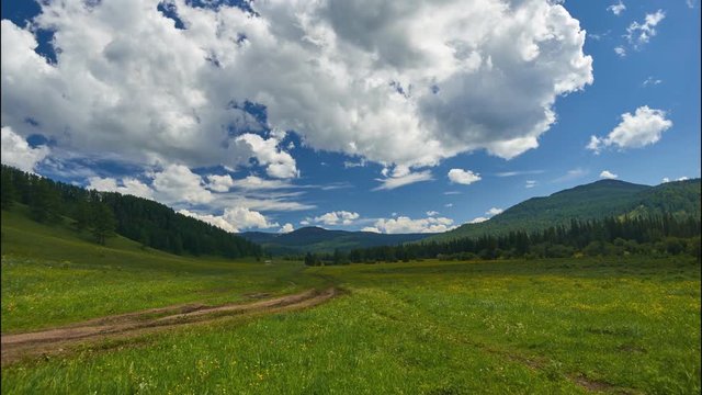 Mountain Altai. Chuisky Katyn valley