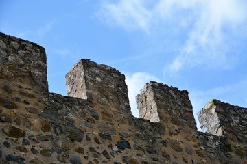 stone wall of a fortress