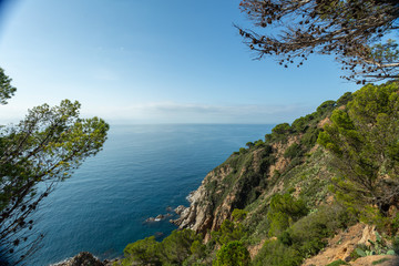 Spanish Mediterranean sea landscape